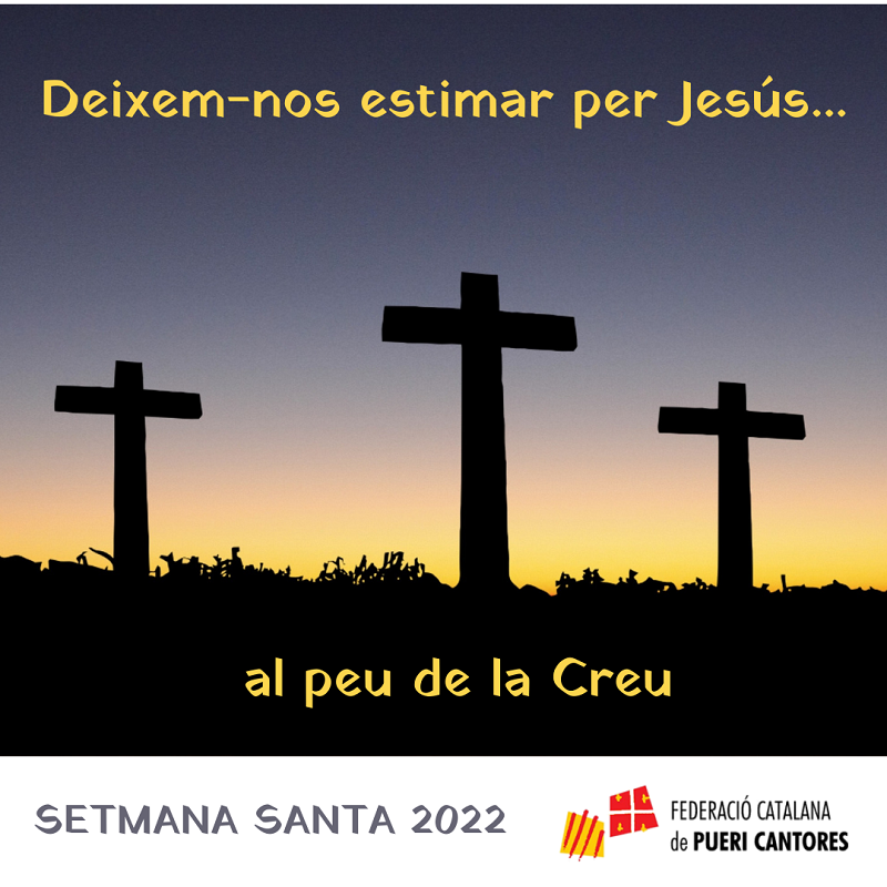 Deixem-nos estimar per Jesús al peu de la Creu