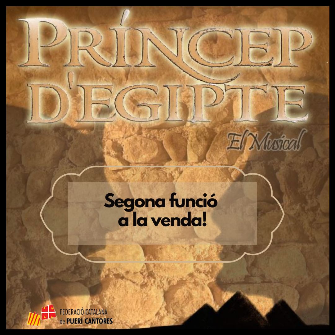 2a funció del musical del Príncep d'Egipte